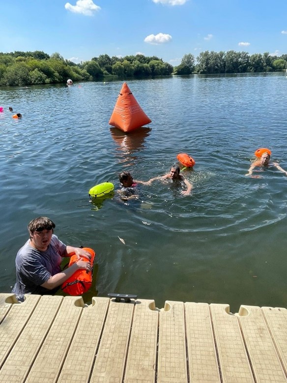 Open water swimming