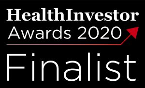Health investor finalist logo
