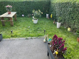 Garden and table