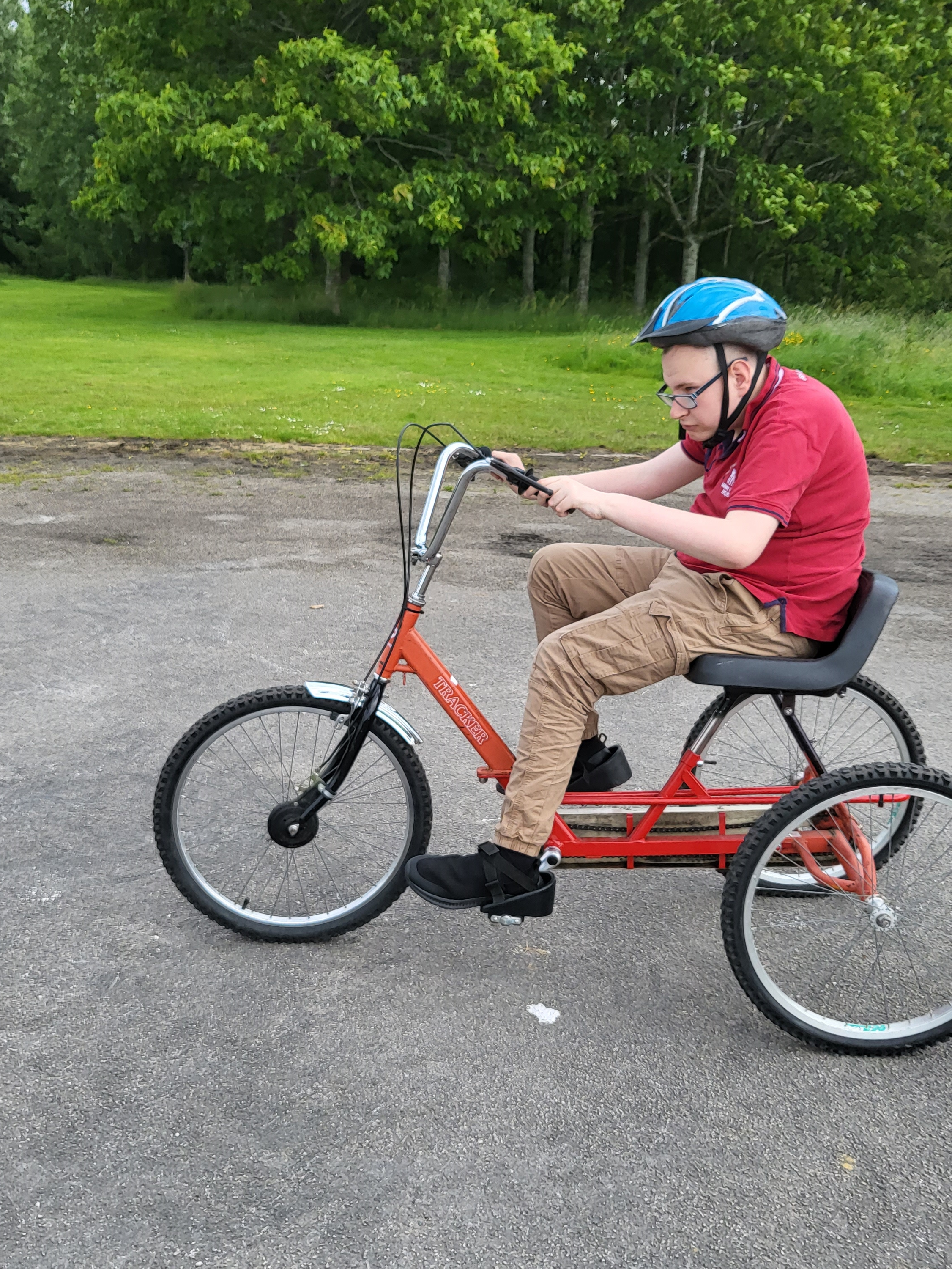 person cycling