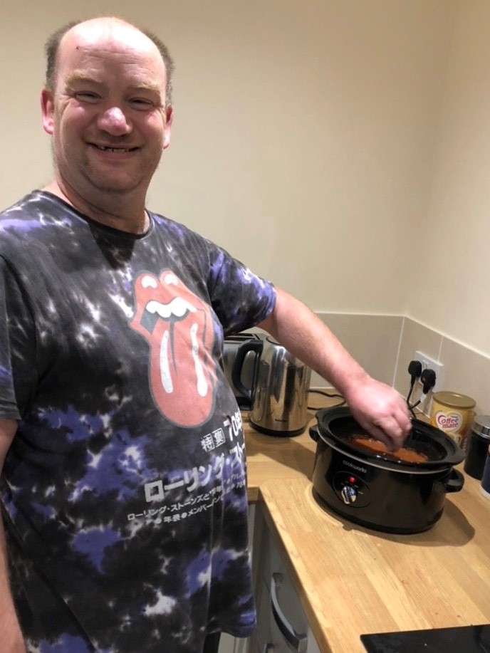 Person cooking