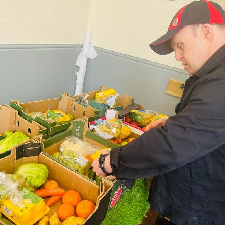 packing fruit and veg